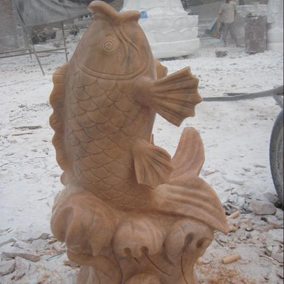 匠心雕琢，靈動(dòng)雅韻——專業(yè)廠家直銷定制各類石雕魚工藝品